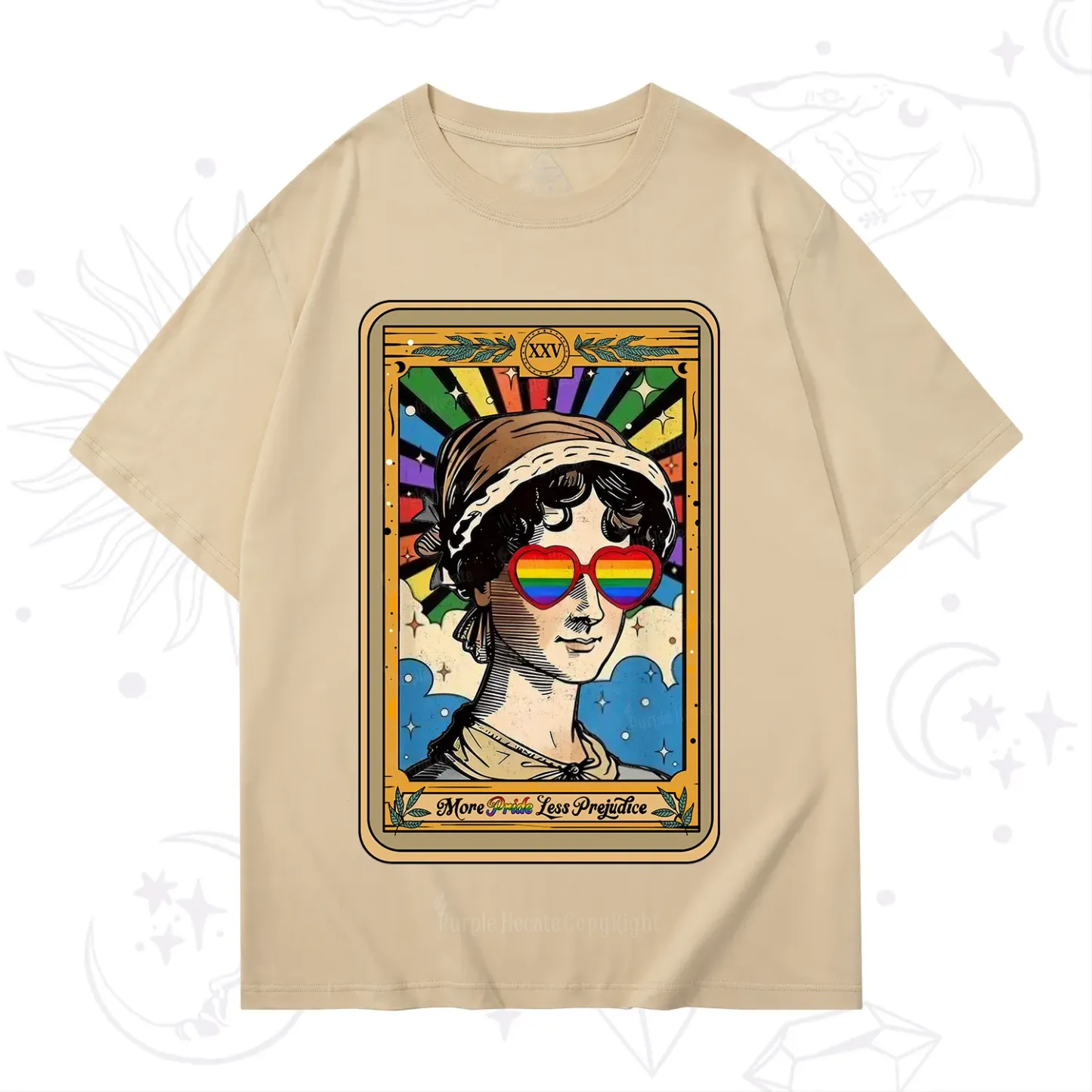 Purplehecate The More Pride Less Prejudice Tarot T-Shirt