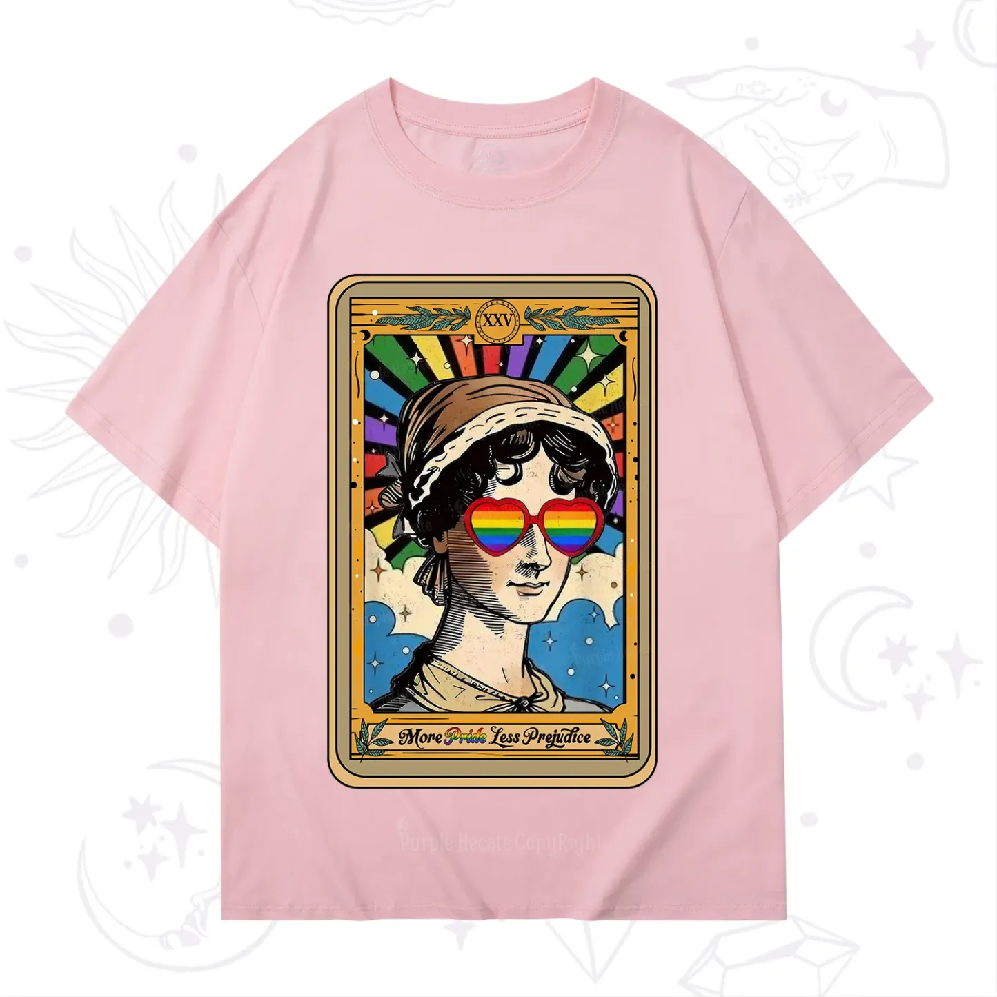 Purplehecate The More Pride Less Prejudice Tarot T-Shirt