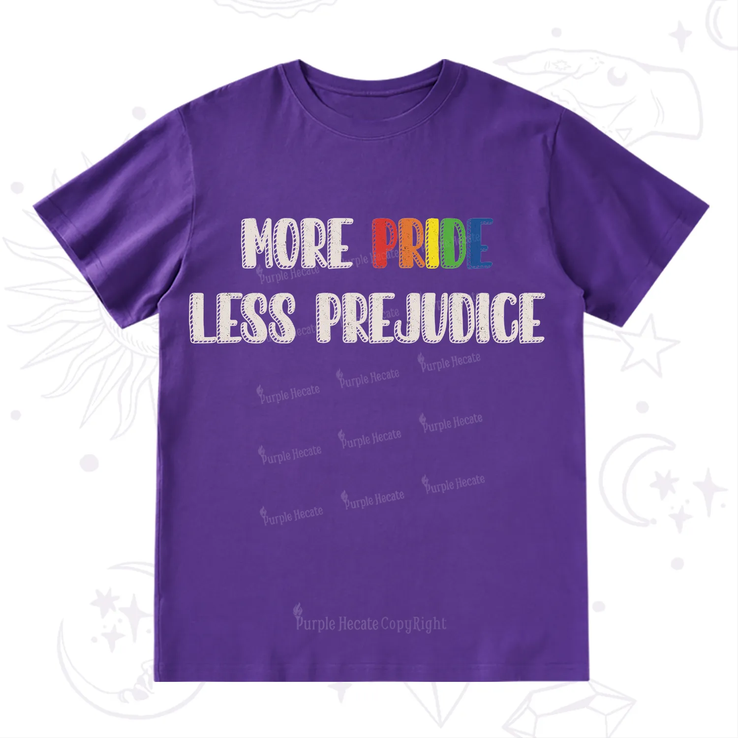 Purplehecate More Pride Less Prejudice T-Shirt
