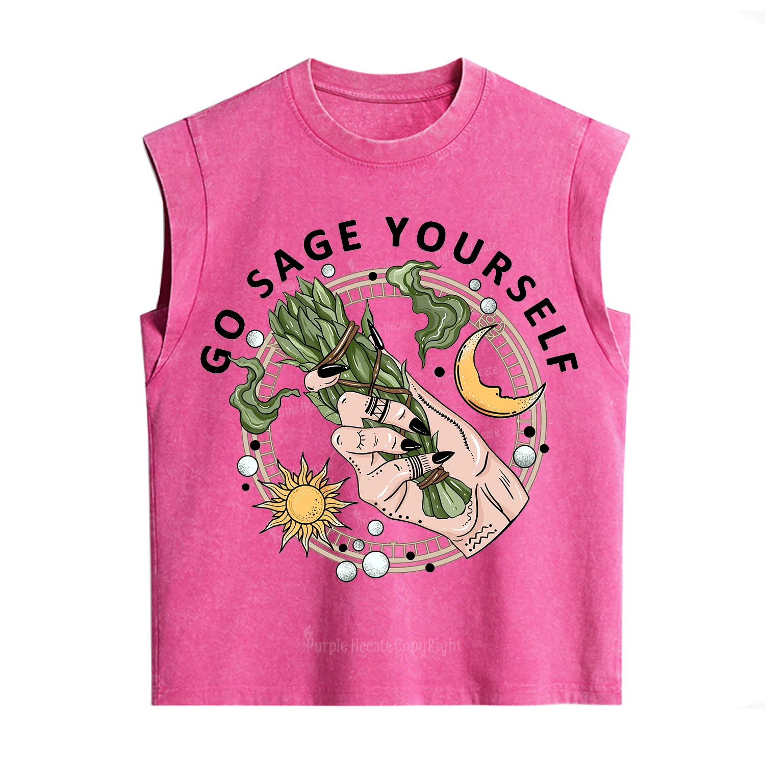 Purplehecate Go Sage Yourself Vintage Washed Tank