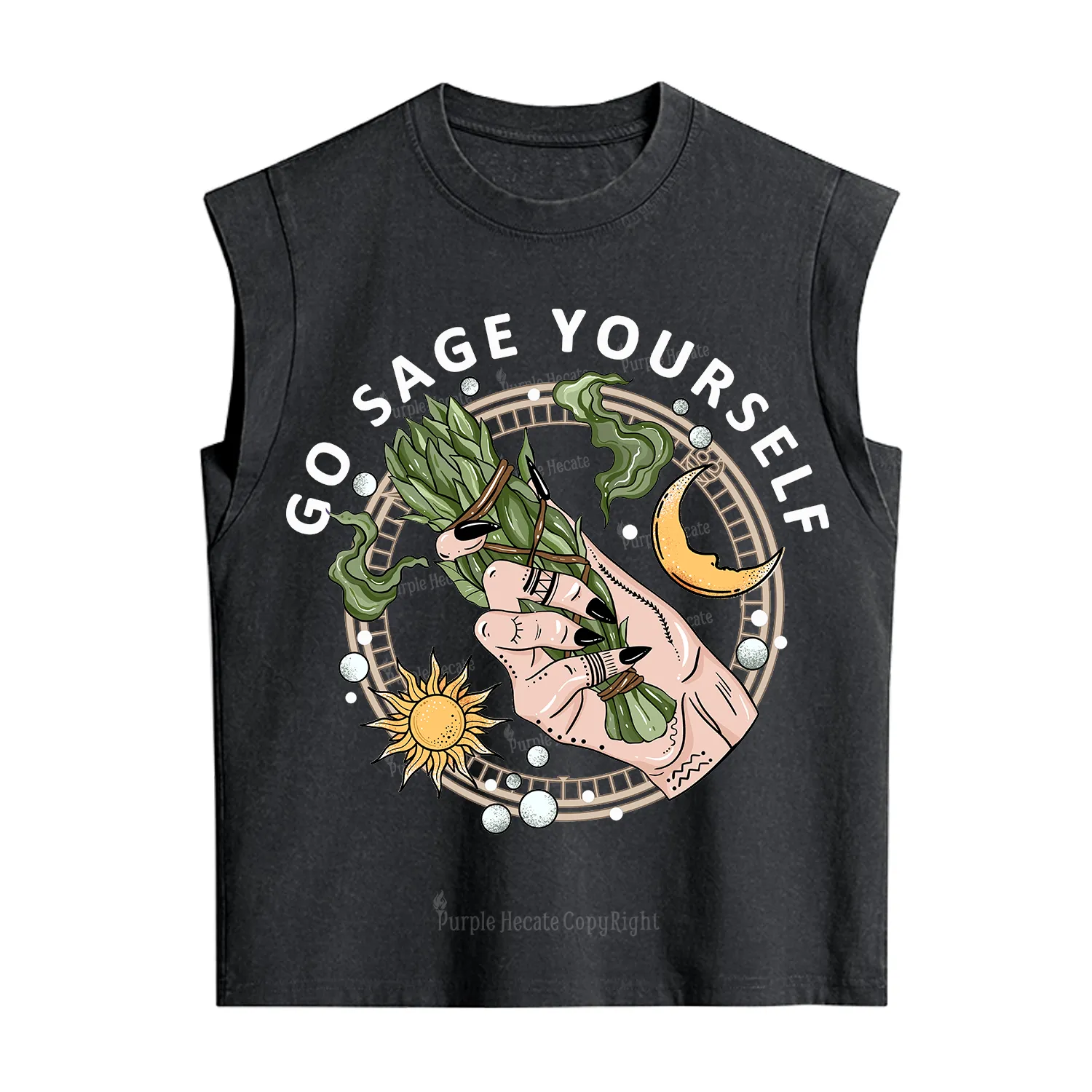 Purplehecate Go Sage Yourself Vintage Washed Tank