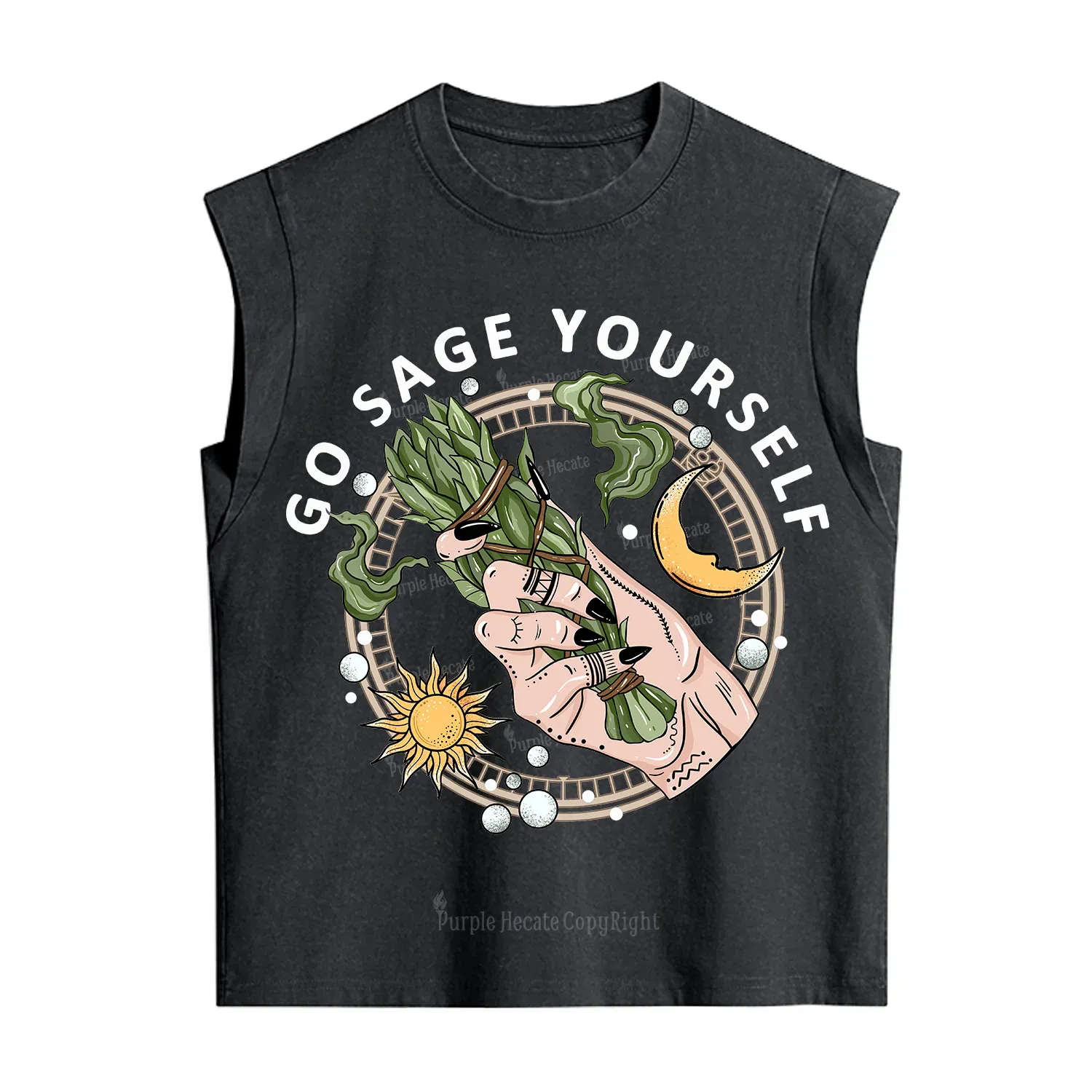 Purplehecate Go Sage Yourself Vintage Washed Tank