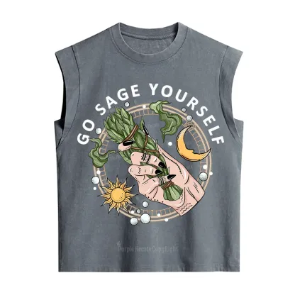 Purplehecate Go Sage Yourself Vintage Washed Tank