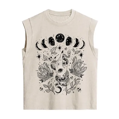 Purplehecate Reach For The Moon Vintage Washed Tank