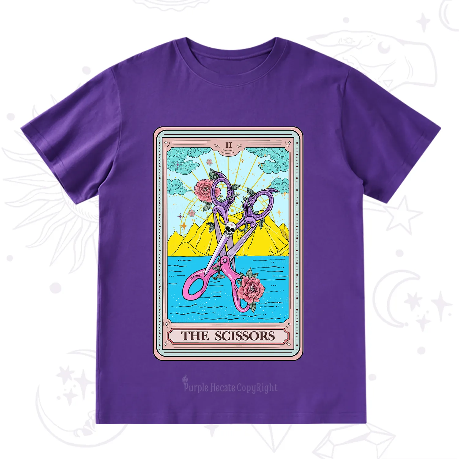 Purplehecate The Scissor Tarot Pride T-Shirt