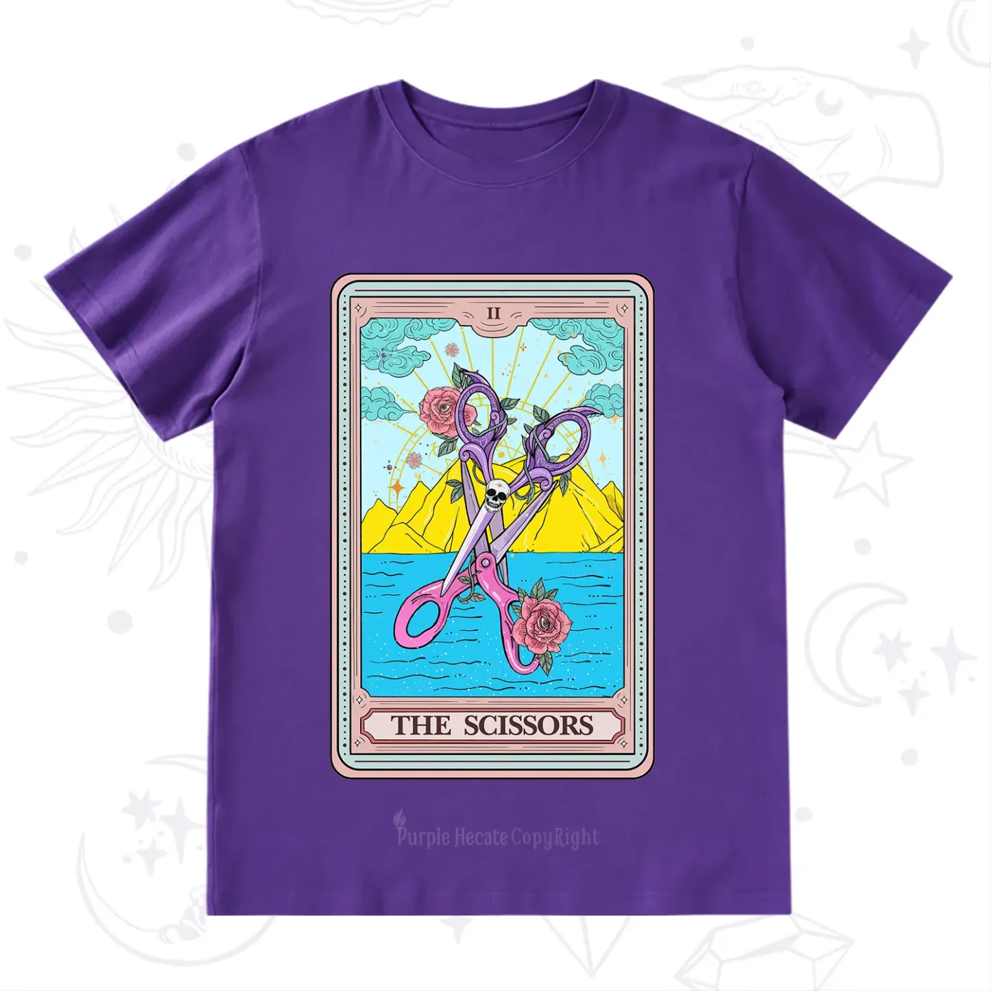 Purplehecate The Scissor Tarot Pride T-Shirt