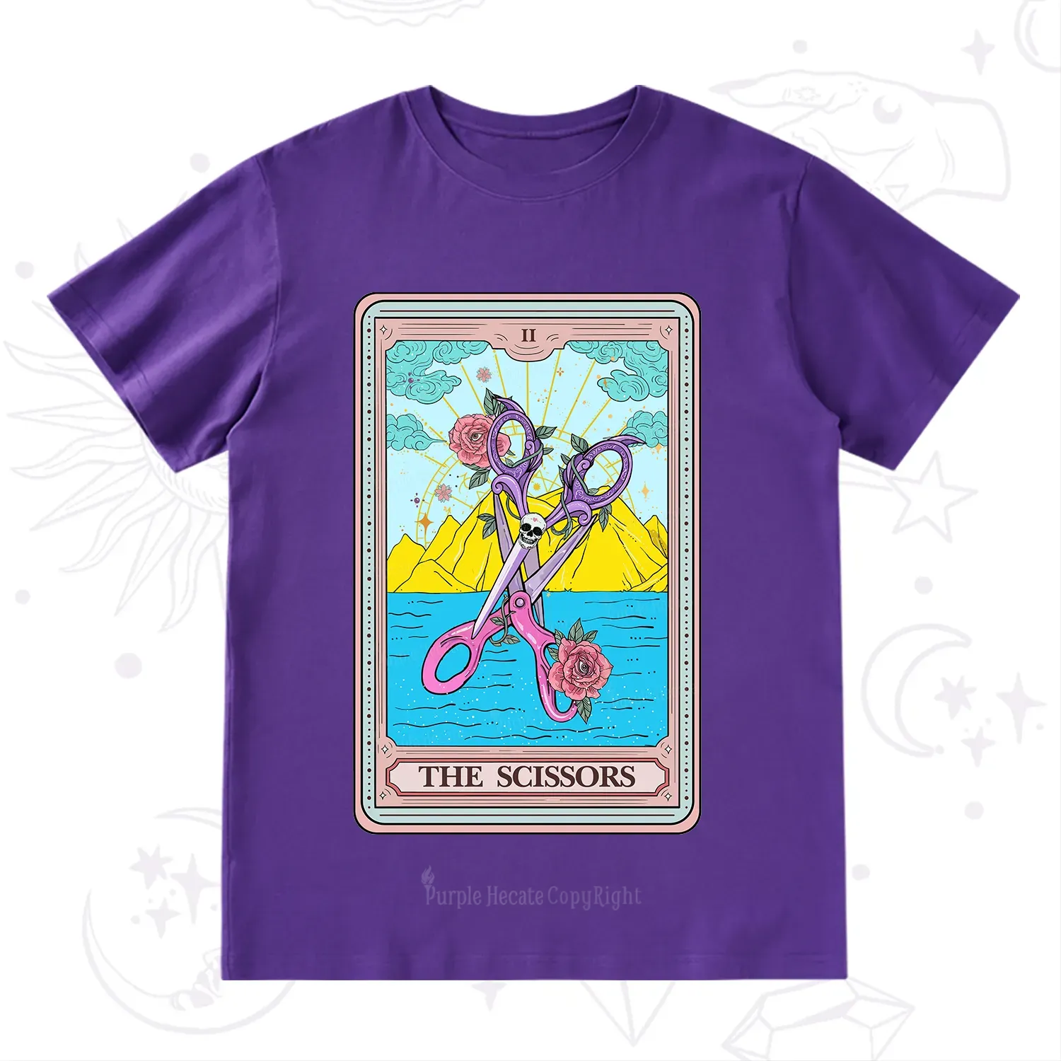 Purplehecate The Scissor Tarot Pride T-Shirt
