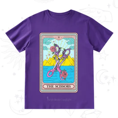 Purplehecate The Scissor Tarot Pride T-Shirt