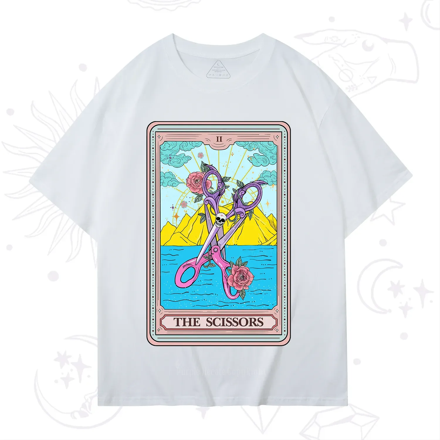 Purplehecate The Scissor Tarot Pride T-Shirt
