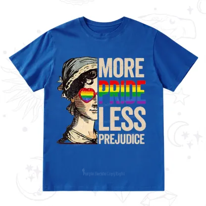 Purplehecate More Pride Less Prejudice Rainbow T-Shirt