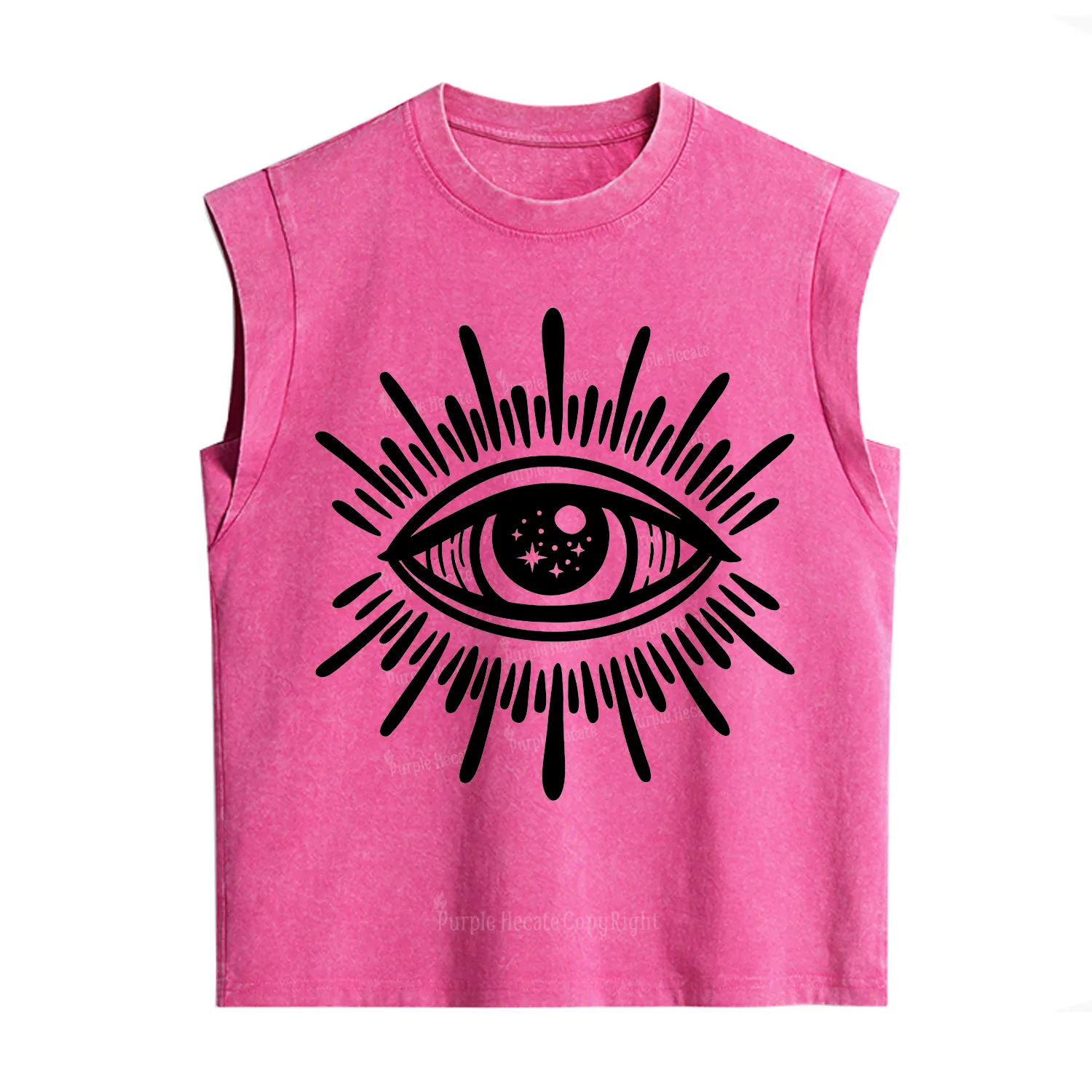Purplehecate Evil Eye Vintage Washed Tank