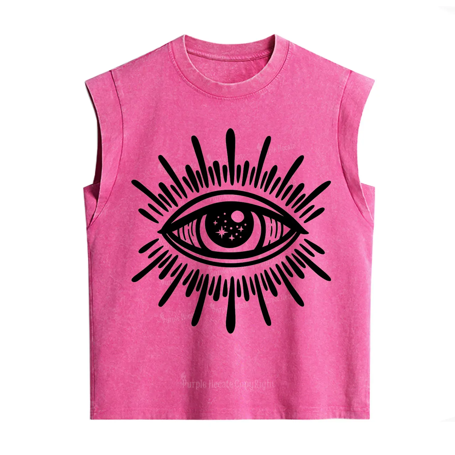 Purplehecate Evil Eye Vintage Washed Tank