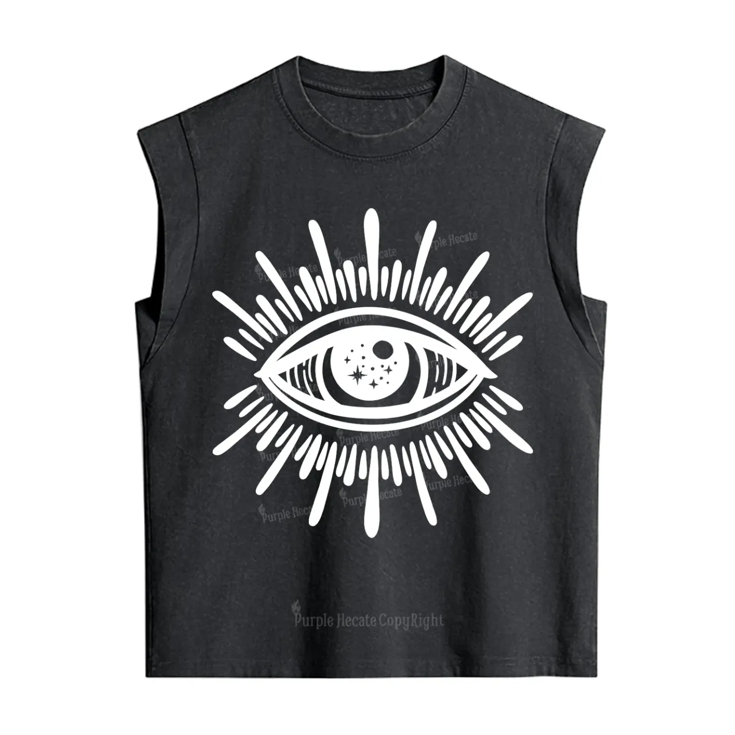Purplehecate Evil Eye Vintage Washed Tank