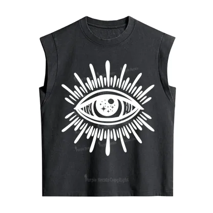 Purplehecate Evil Eye Vintage Washed Tank