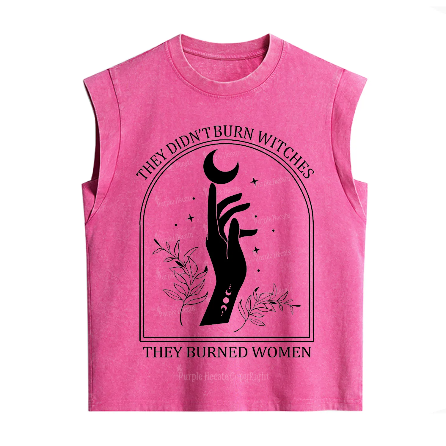 Purplehecate They Didn't Burn Witches They Burned Women Vintage Washed Tank