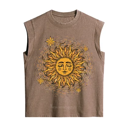 Purplehecate Celestial Sun Vintage Washed Tank