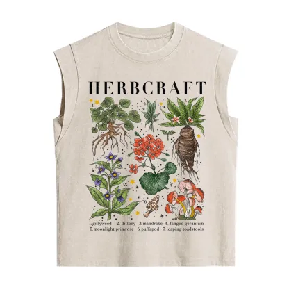 Purplehecate Magical Herbcraft Vintage Washed Tank