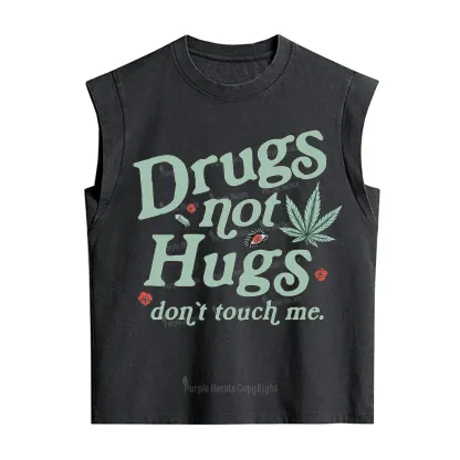 Purplehecate Sarcastic Weed Vintage Washed Tank