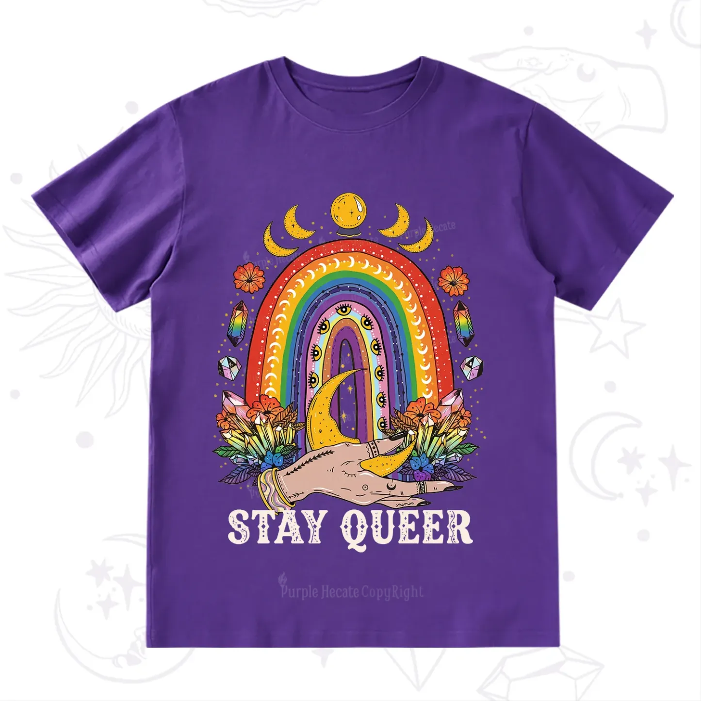 Purplehecate Stay Queer T-Shirt