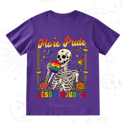 Purplehecate More Pride Less Prejudice Skeleton T-Shirt