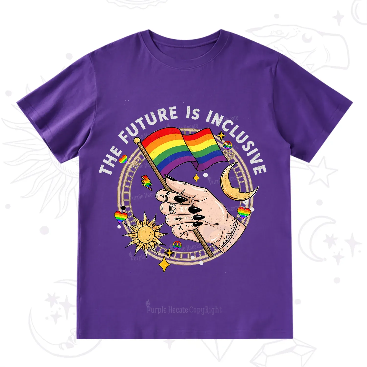 Purplehecate The Future Is Inclusive T-Shirt