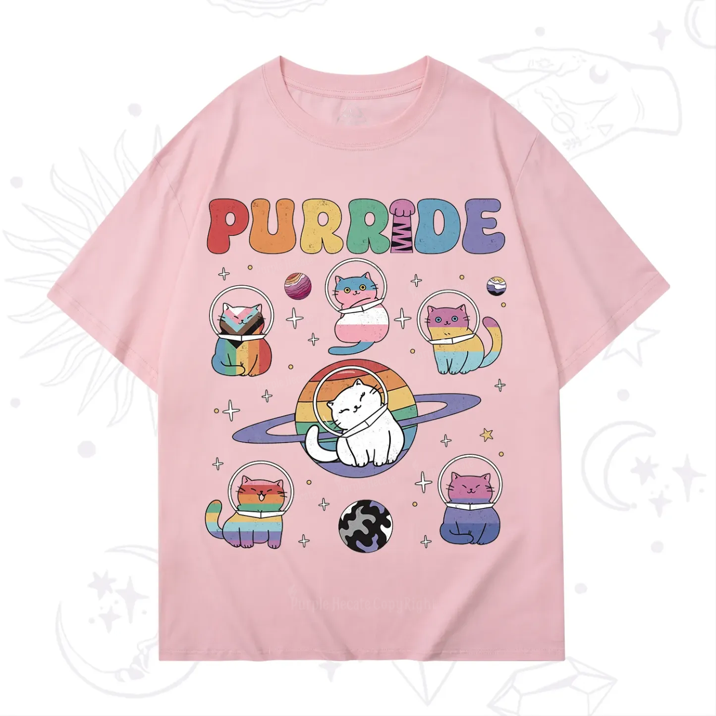 Purplehecate Purride Cat T-Shirt