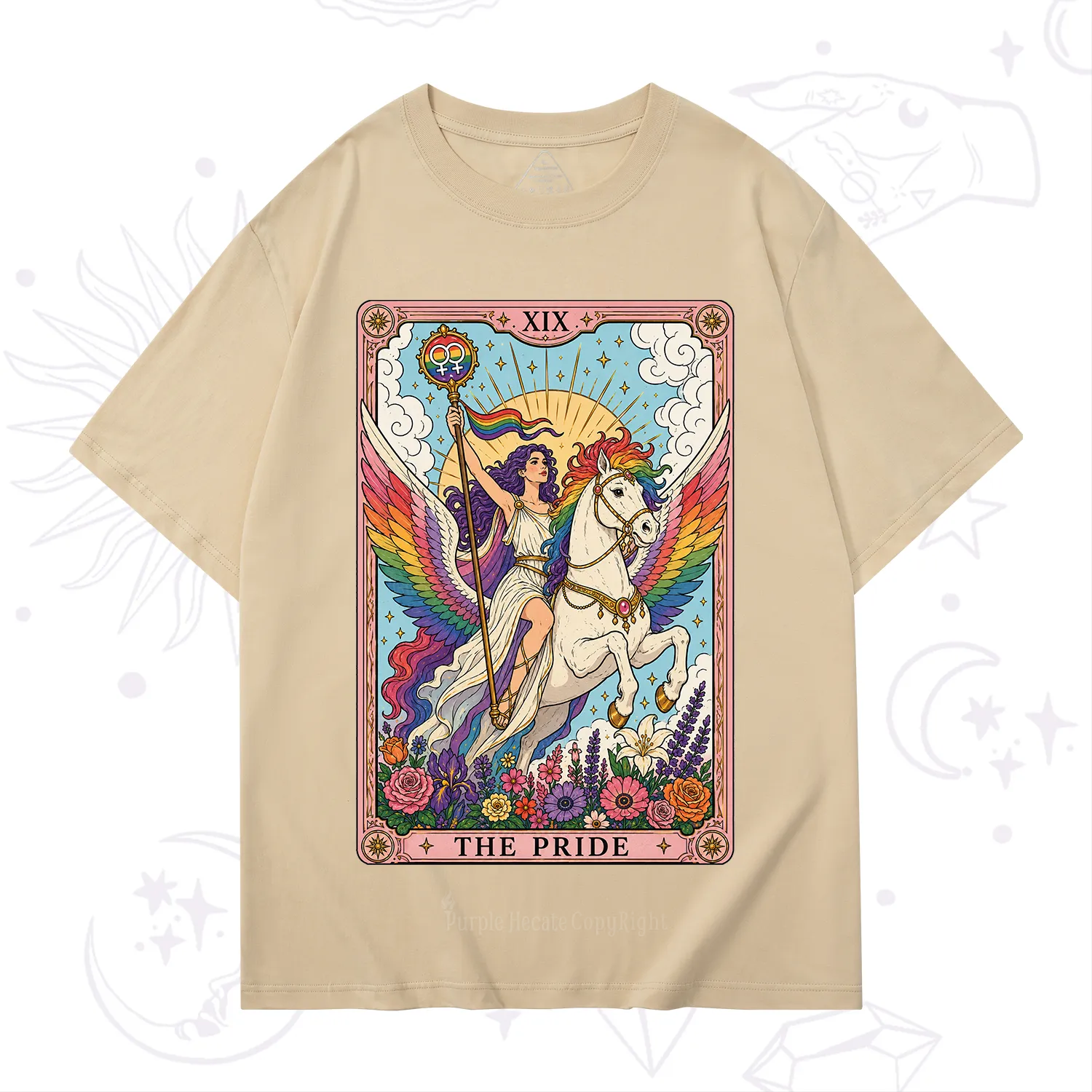 Purplehecate The Pride Tarot Card T-Shirt