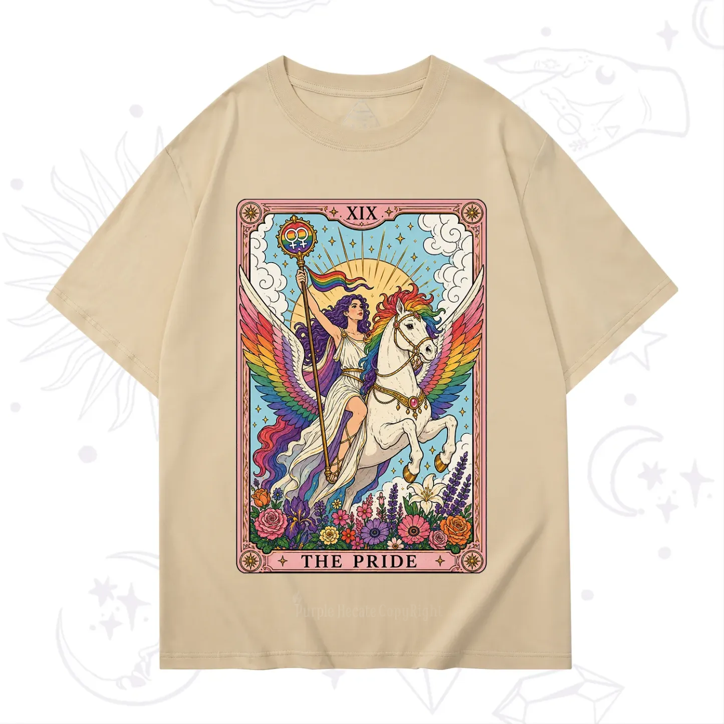 Purplehecate The Pride Tarot Card T-Shirt