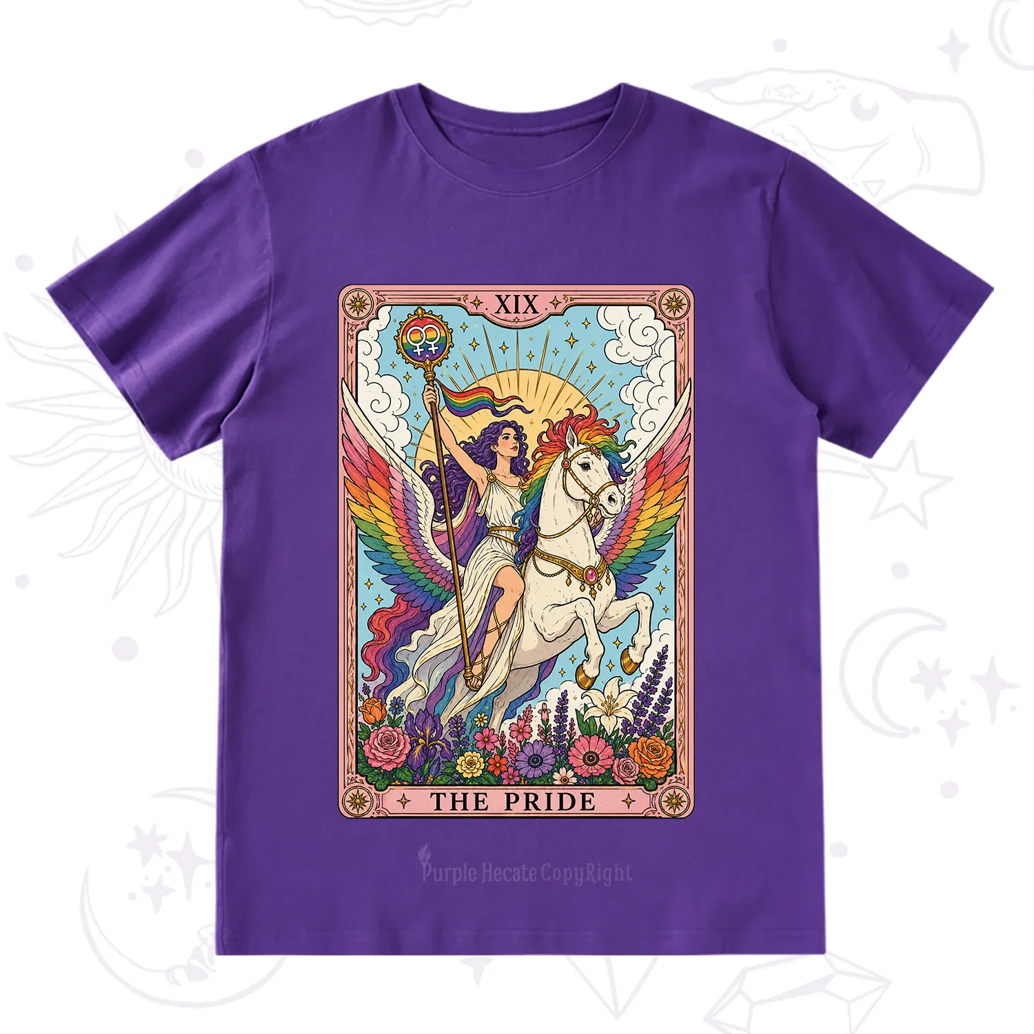 Purplehecate The Pride Tarot Card T-Shirt