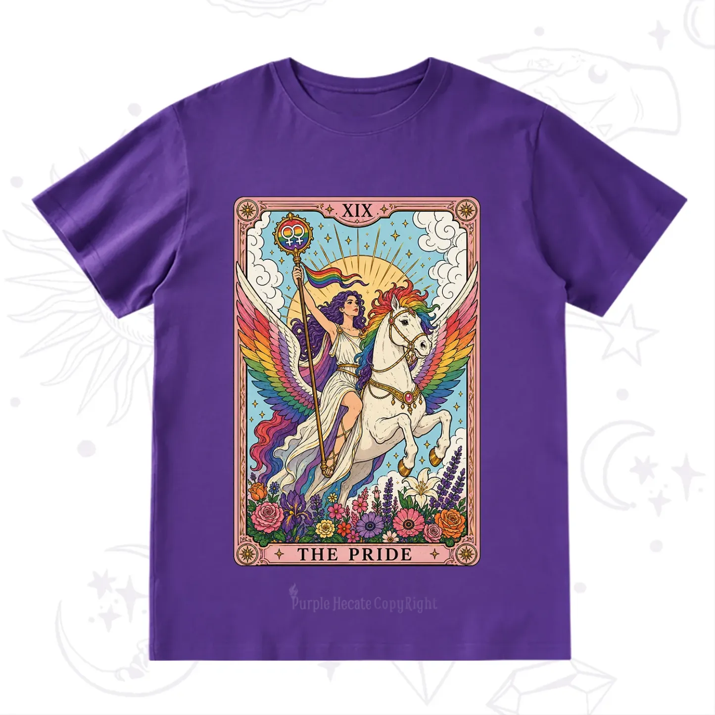 Purplehecate The Pride Tarot Card T-Shirt