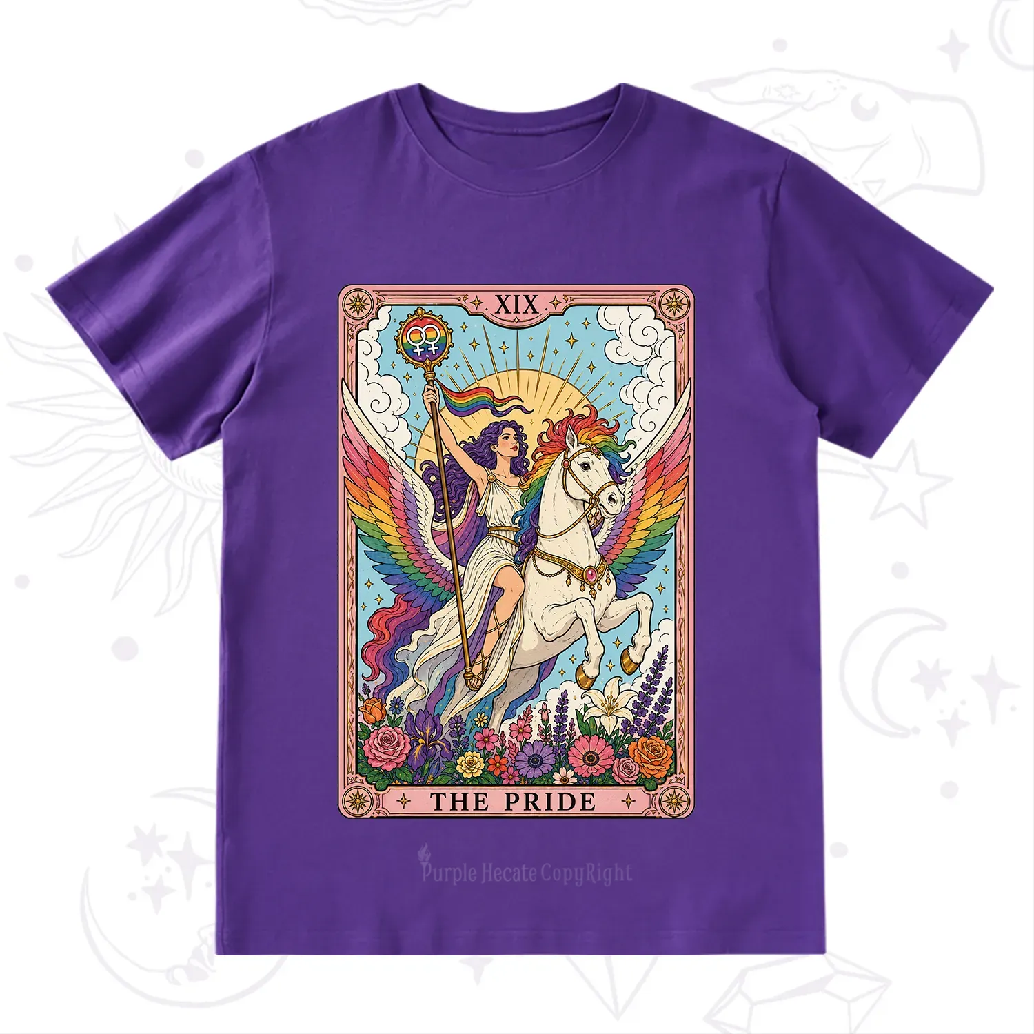Purplehecate The Pride Tarot Card T-Shirt