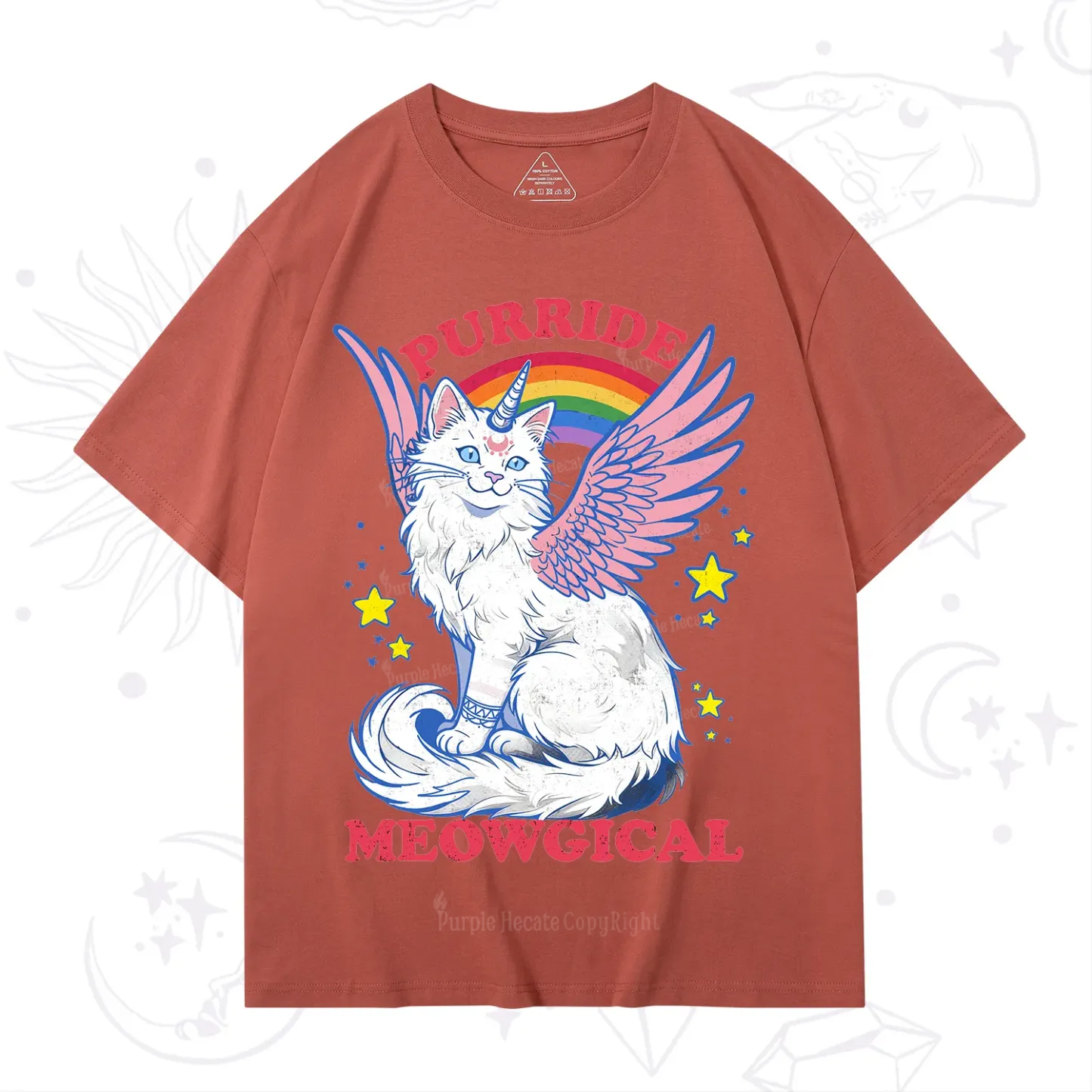 Purplehecate Purride Meowgical T-Shirt