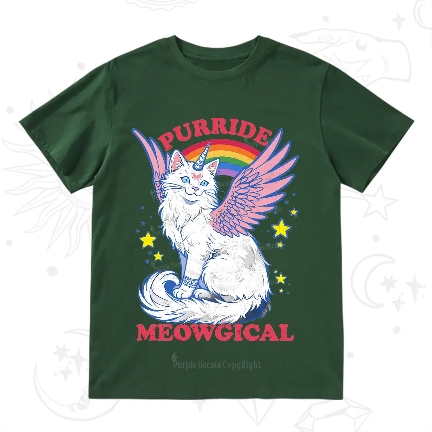 Purplehecate Purride Meowgical T-Shirt