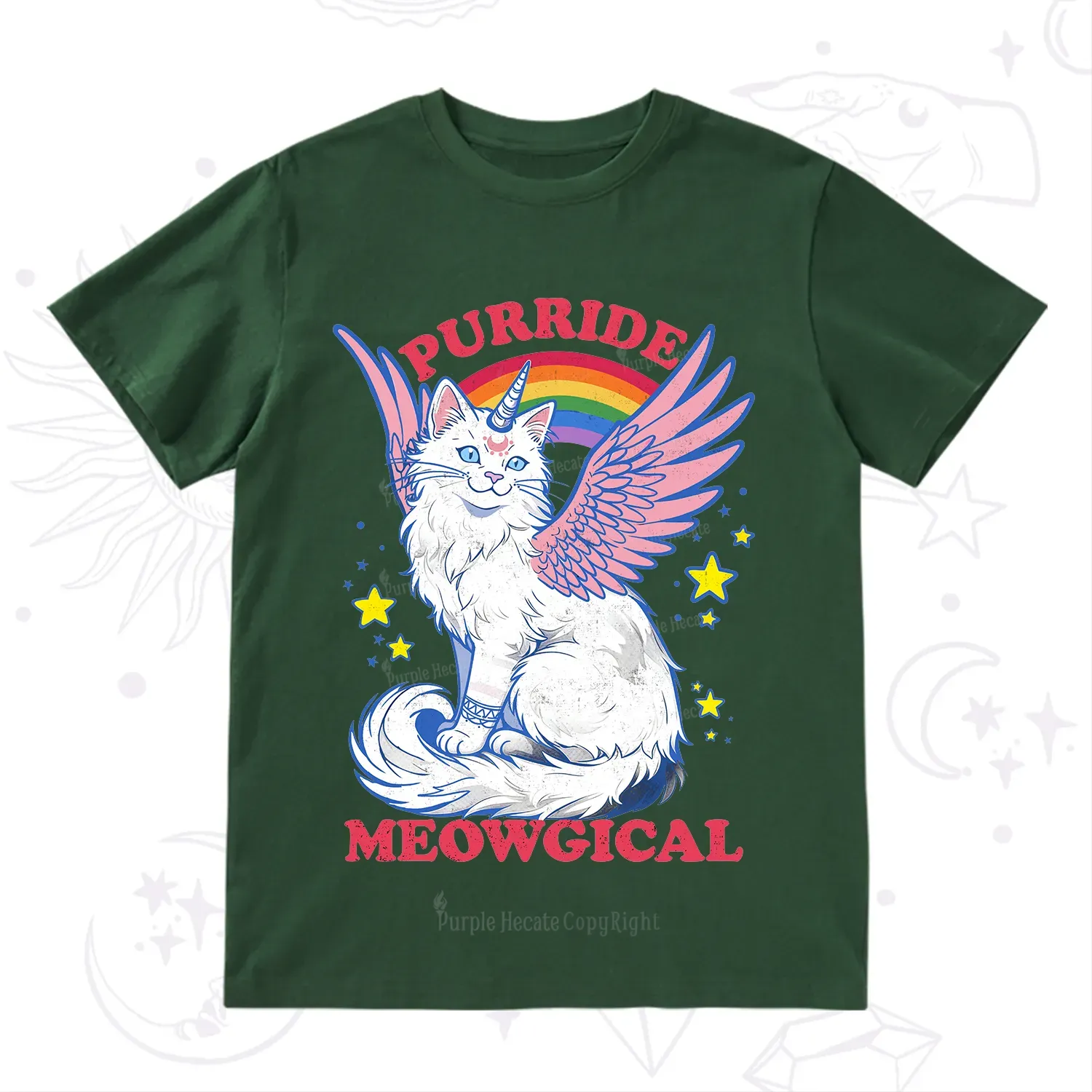 Purplehecate Purride Meowgical T-Shirt