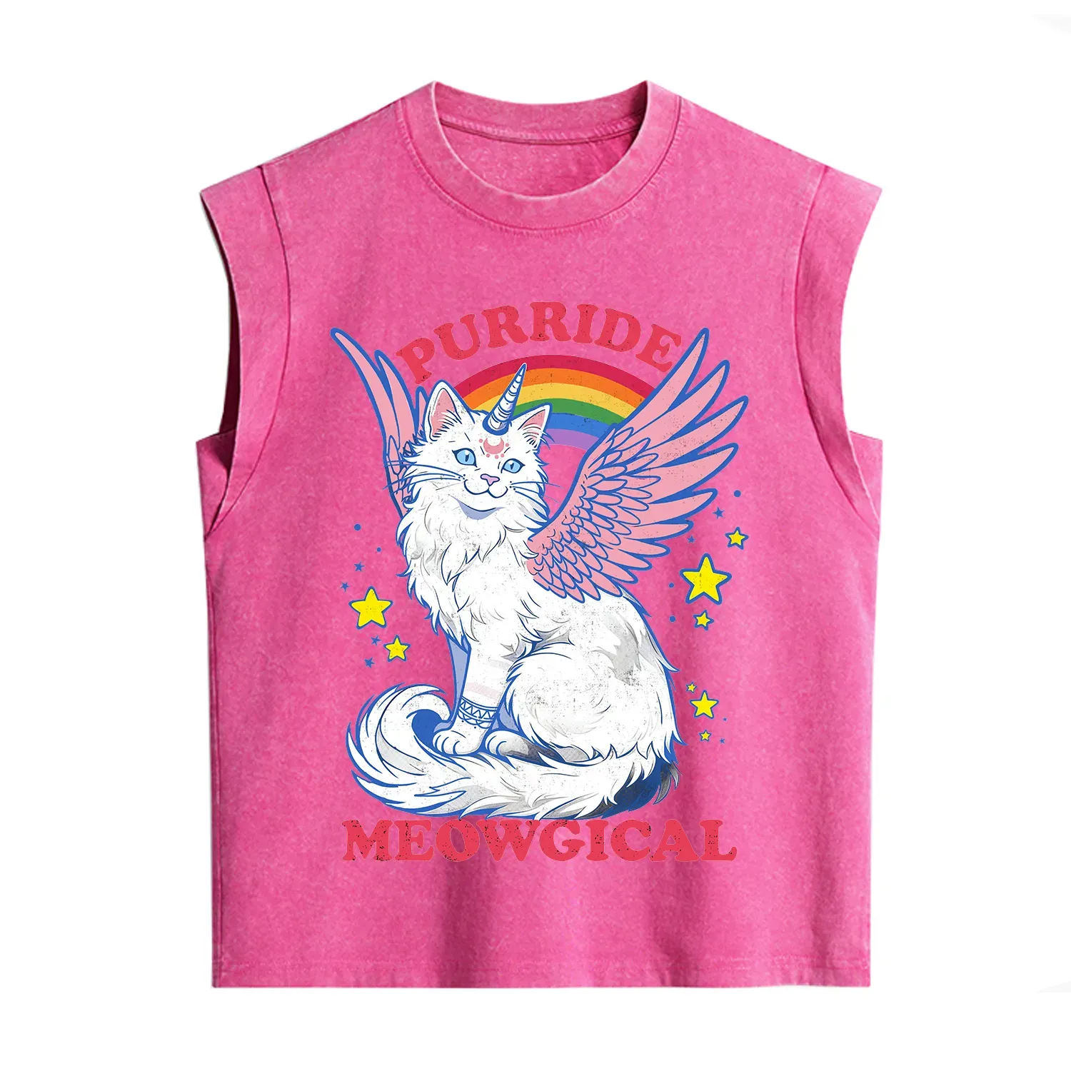 Purplehecate Purride Meowgical Vintage Washed Tank