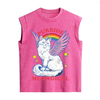 Purplehecate Purride Meowgical Vintage Washed Tank