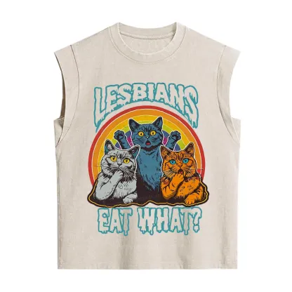 Purplehecate Lesbians eat what Vintage Washed Tank