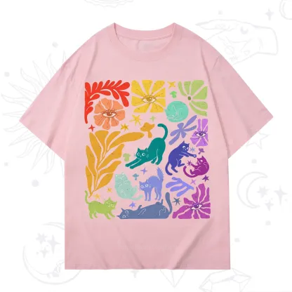 Purplehecate Rainbow Pride Cats T-Shirt