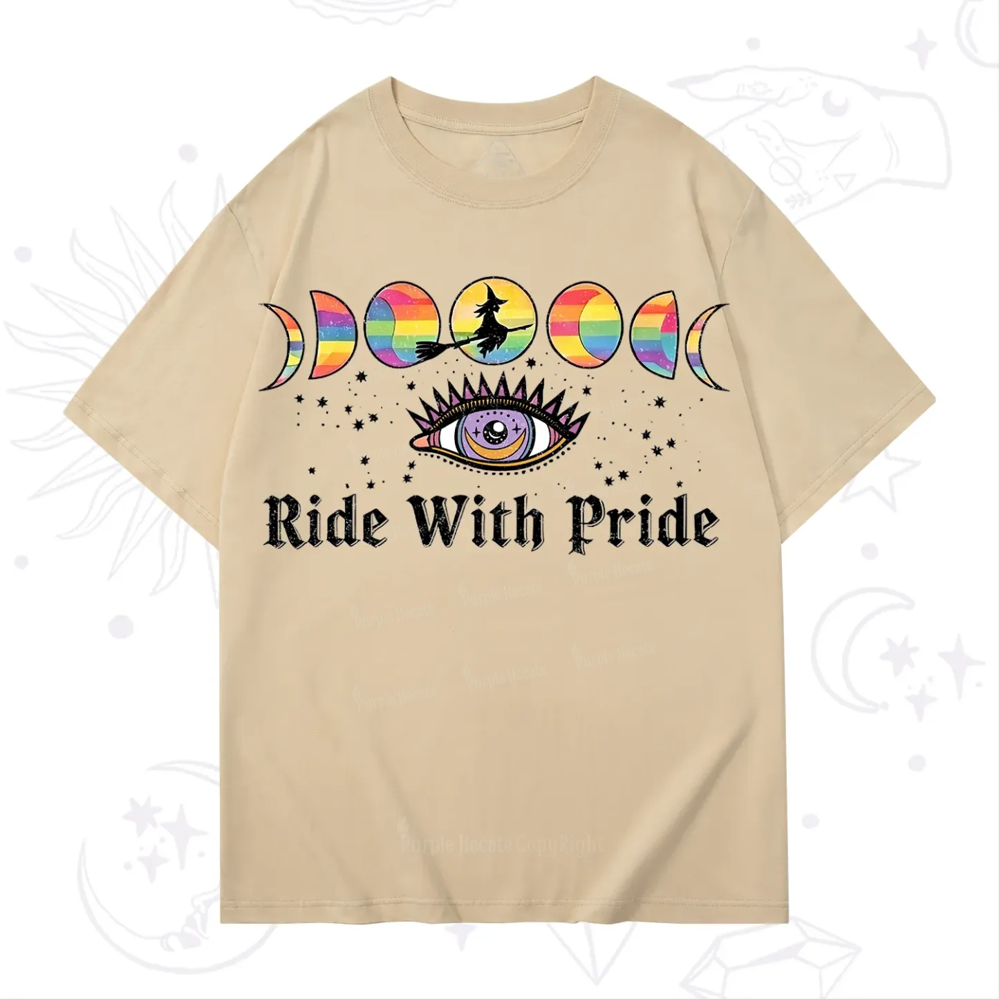 Purplehecate Ride With Rride T-Shirt