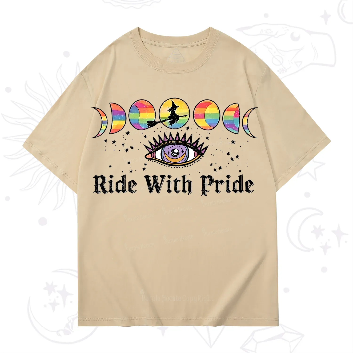 Purplehecate Ride With Rride T-Shirt