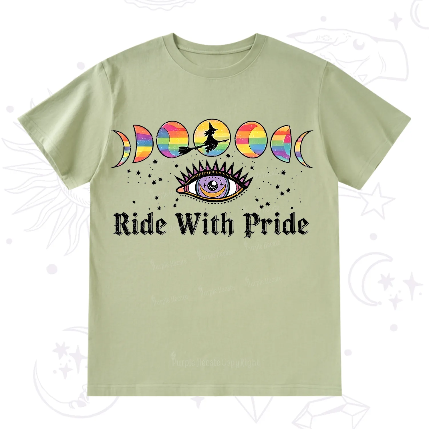 Purplehecate Ride With Rride T-Shirt