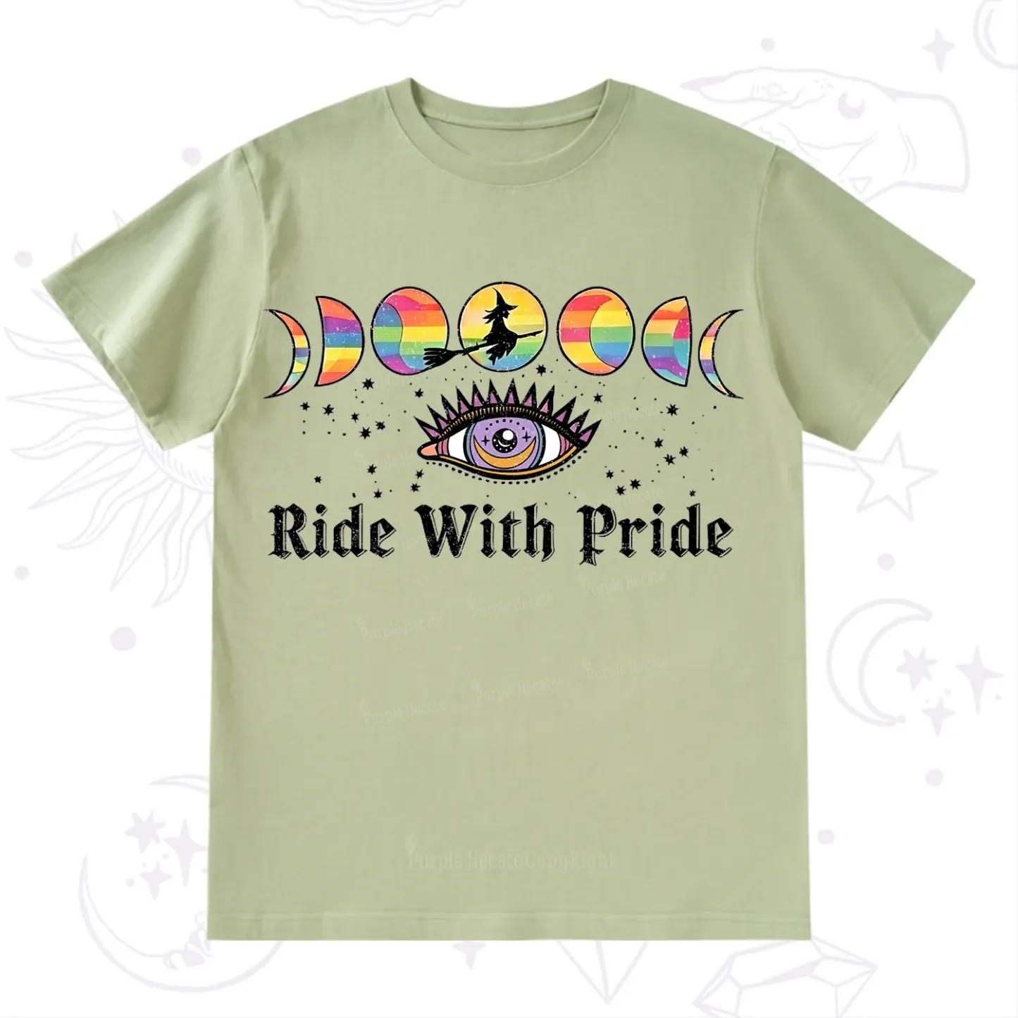 Purplehecate Ride With Rride T-Shirt