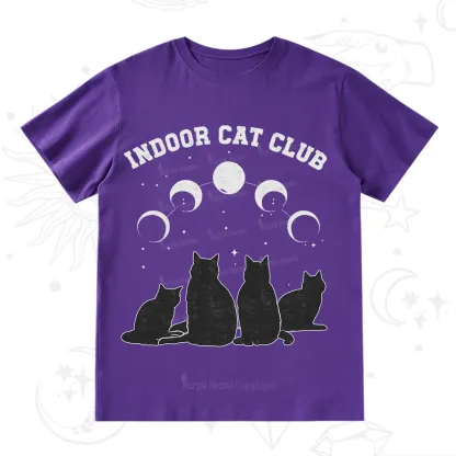 Purplehecate Indoor Cat Club T-Shirt