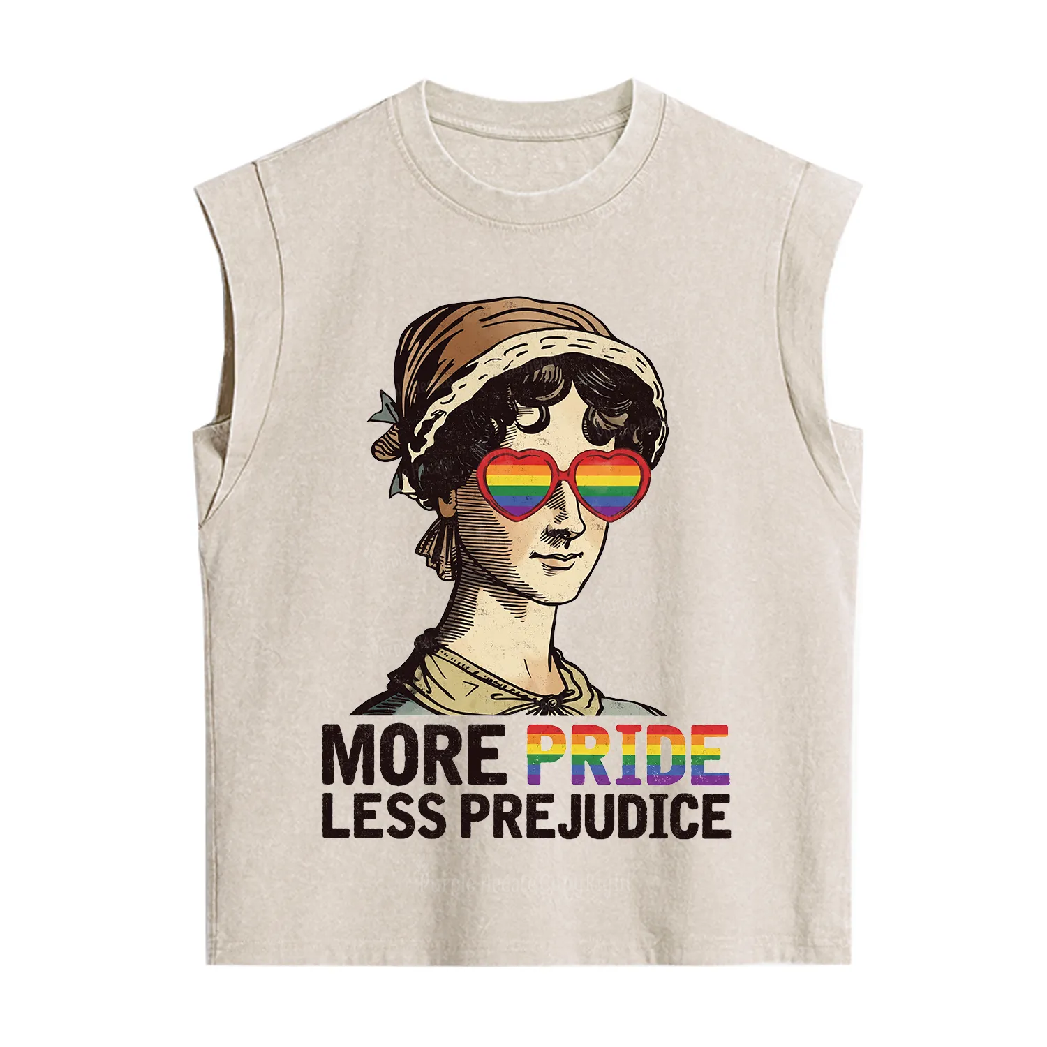 Purplehecate More Pride Less Prejudice Vintage Washed Tank