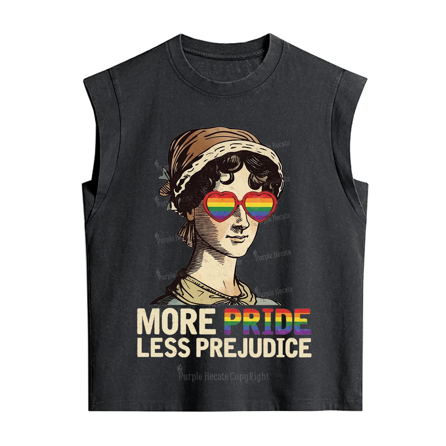 Purplehecate More Pride Less Prejudice Vintage Washed Tank