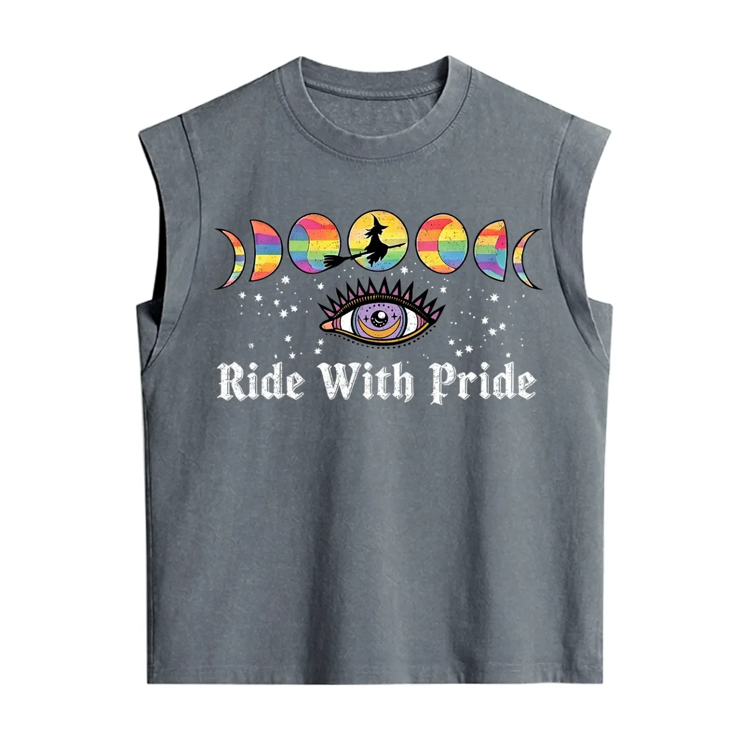 Purplehecate Ride With Rride Vintage Washed Tank