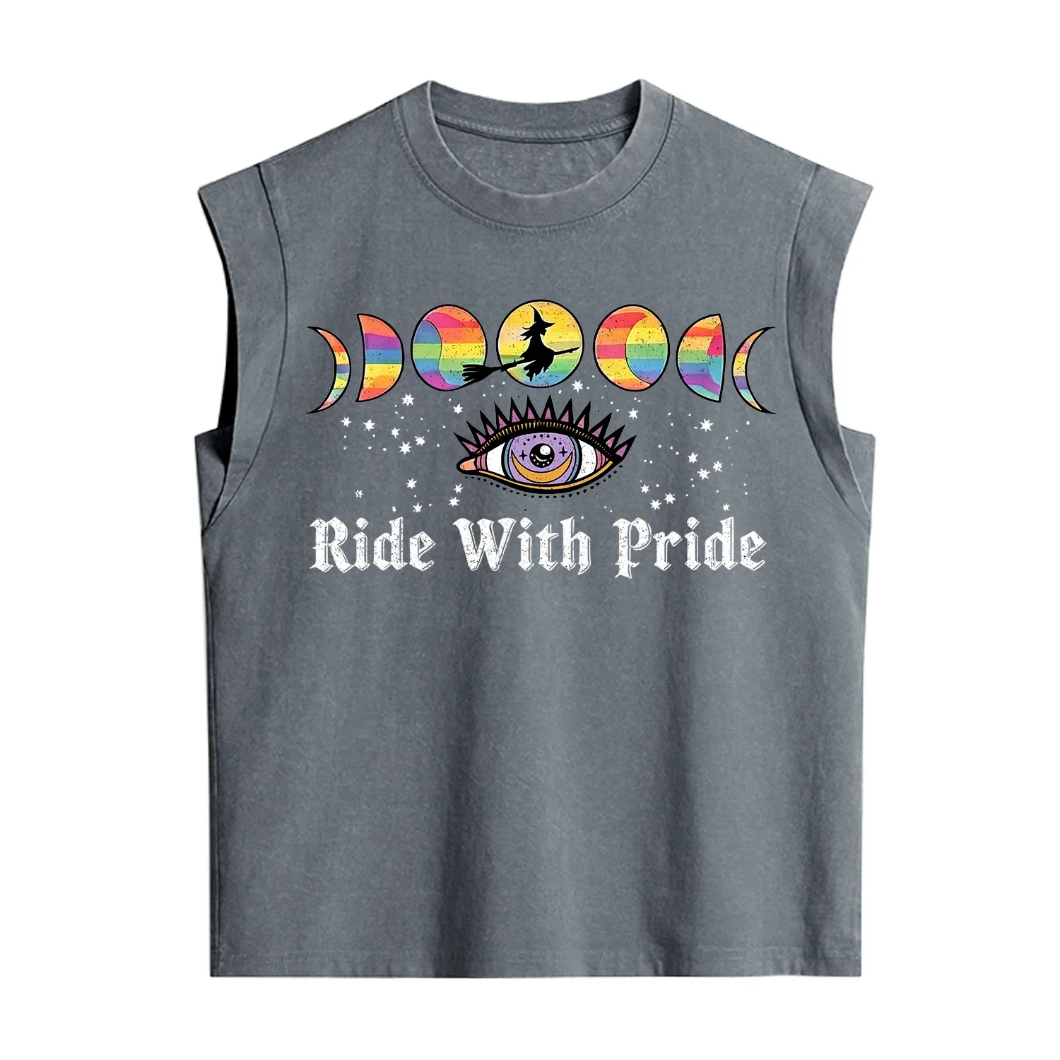 Purplehecate Ride With Rride Vintage Washed Tank