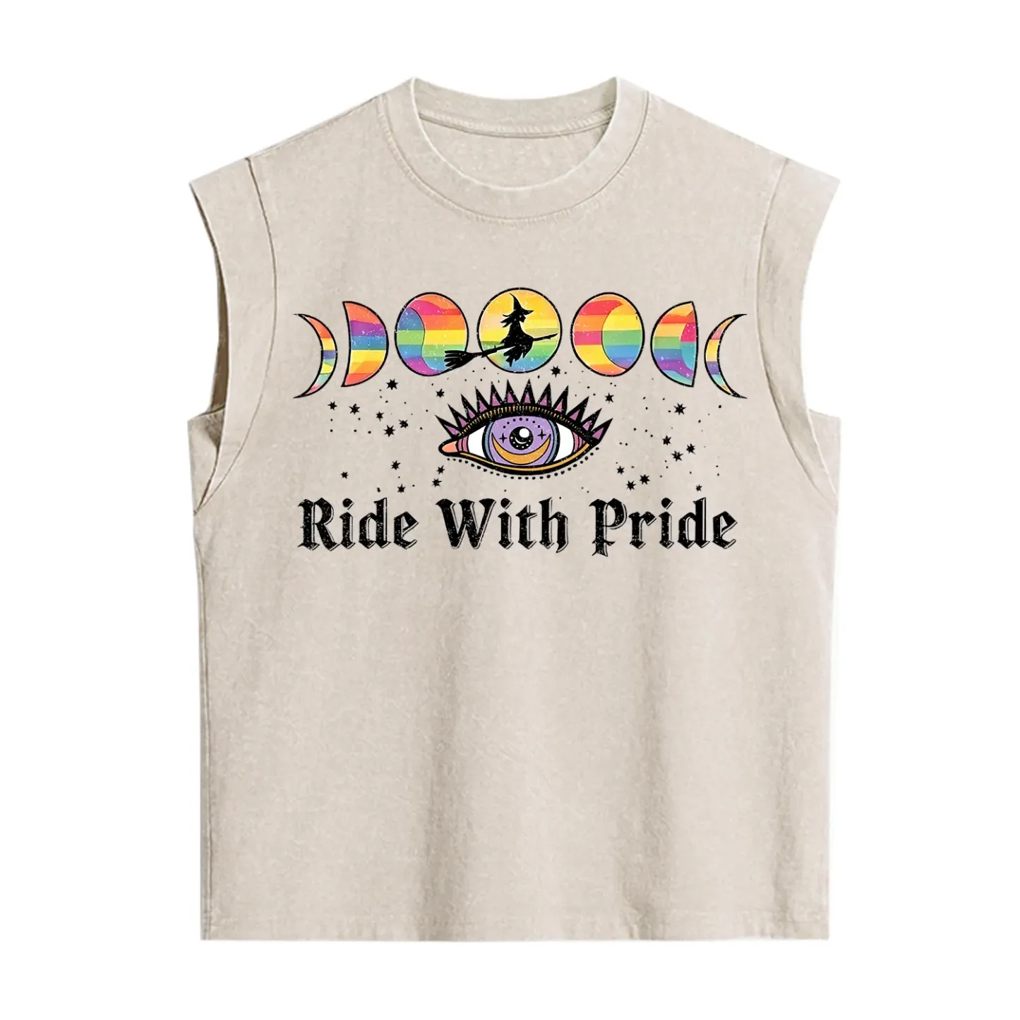 Purplehecate Ride With Rride Vintage Washed Tank
