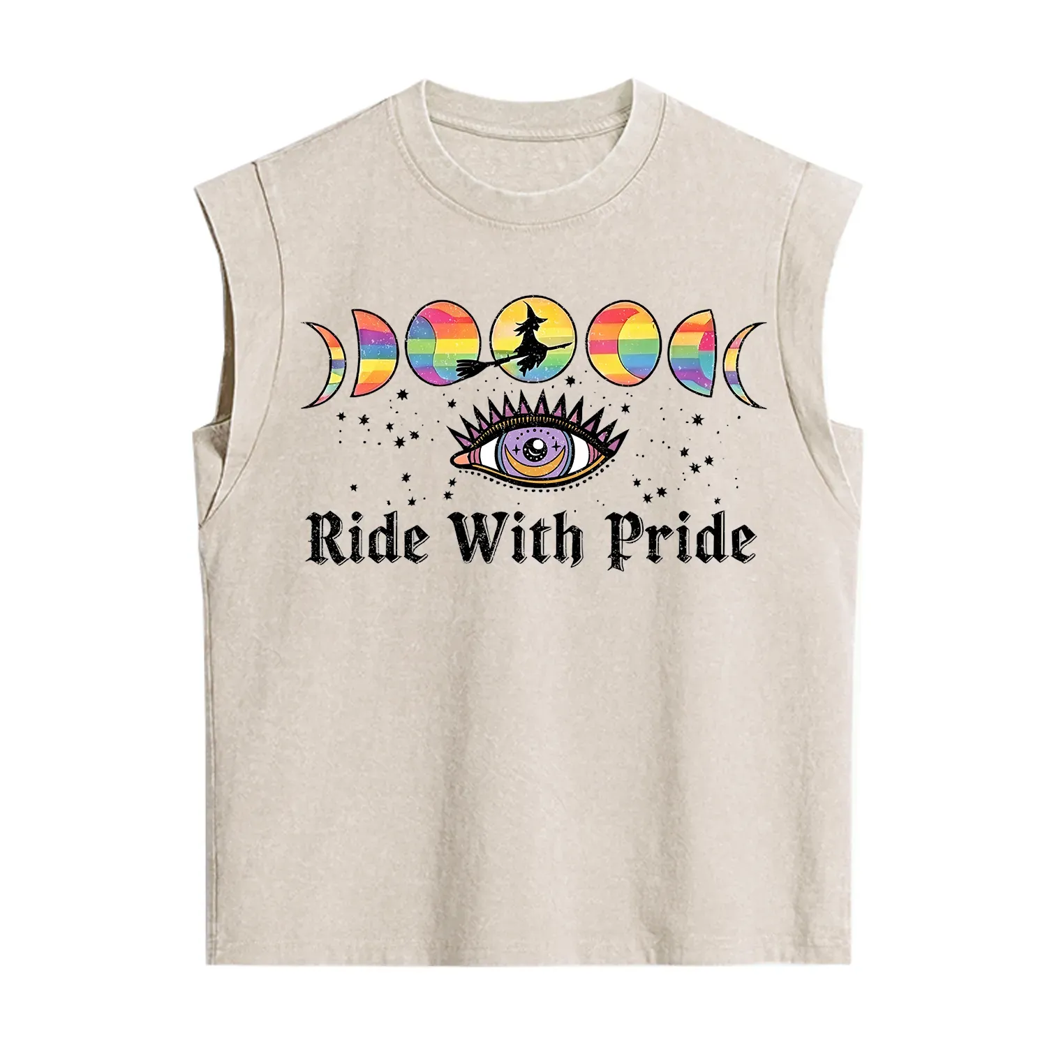 Purplehecate Ride With Rride Vintage Washed Tank