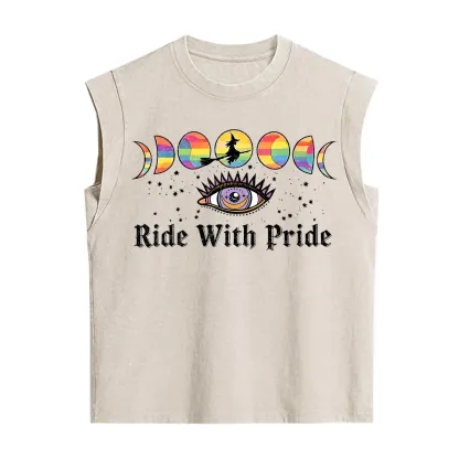 Purplehecate Ride With Rride Vintage Washed Tank